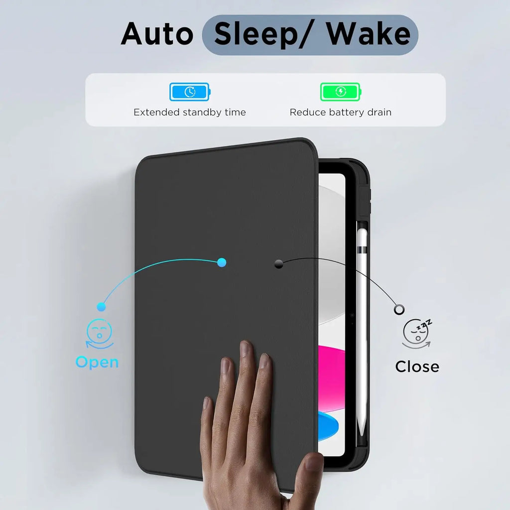 360° Rotation Cover for  iPad Air 11 M2 Air13 Pro 13 M4 Air5 Air4 iPad 10th 10.9in Mini 6 10.2inch Pro12.9 Shockproof Smart Case