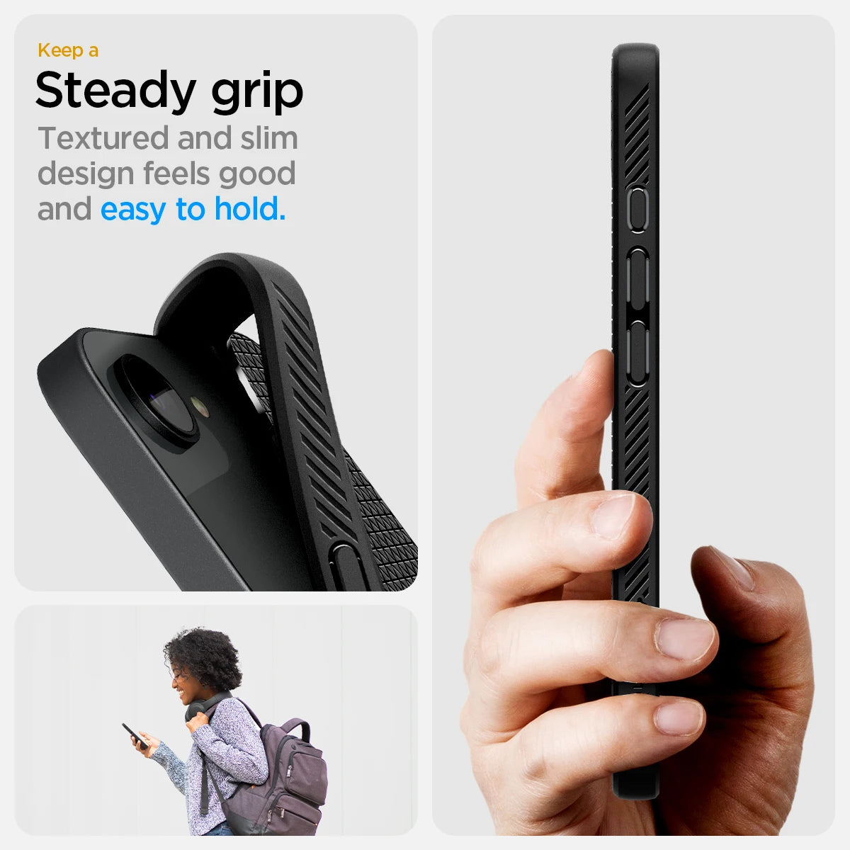 Spigen Liquid Air MagFit MagSafe Case for iPhone 16e (2025) – Slim, Magnetic & Textured Grip