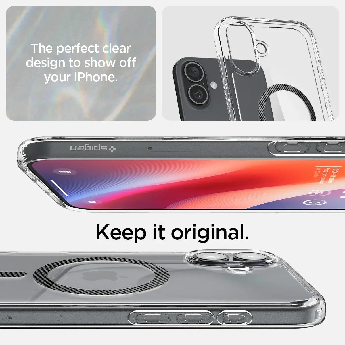 Spigen case Ultra Hybrid MagFit iPhone 16 Case side view Techs Park