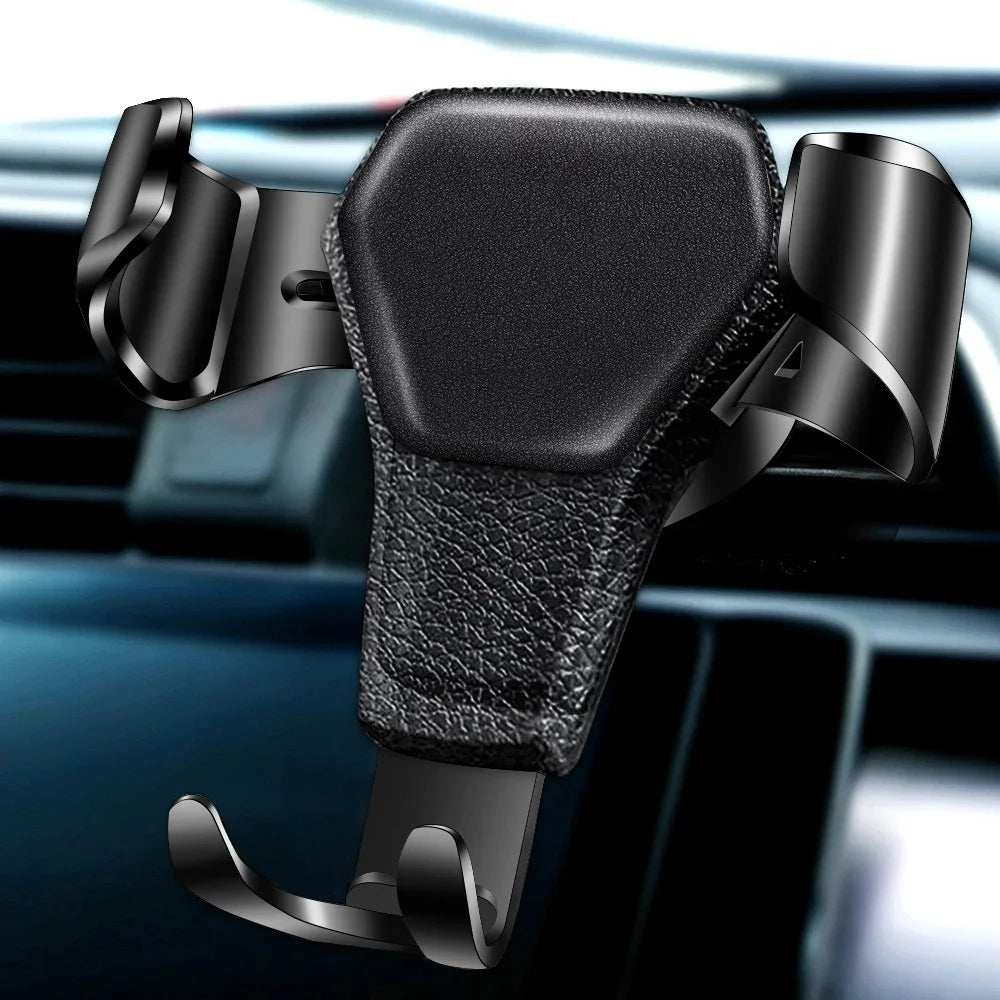 Car Air Vent Clip Mount Bracket Gravity Support Bracket Car Mobile Phone Holder For iPhone Xiaomi Samsung GPS Navigation Holder