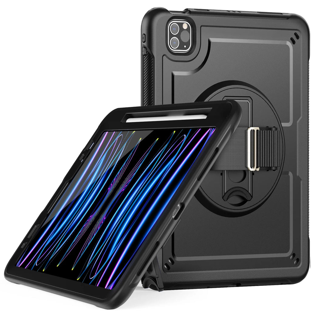 Rotation Stand Tablet Case For iPad Pro 2024 13 11 M4 Mini Air 3 4 5 6 7 8 9 10th Generation 10.9 inch Shockproof Hard Cover
