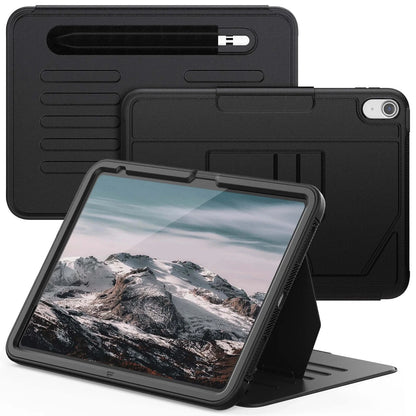 Rugged Smart Case For iPad 10.9 2022 10th 10.2 7th 8th 9th Pro 9.7 2017 2018 Air 2 Multi-angle Magnetic Stand Cover Shockproof
