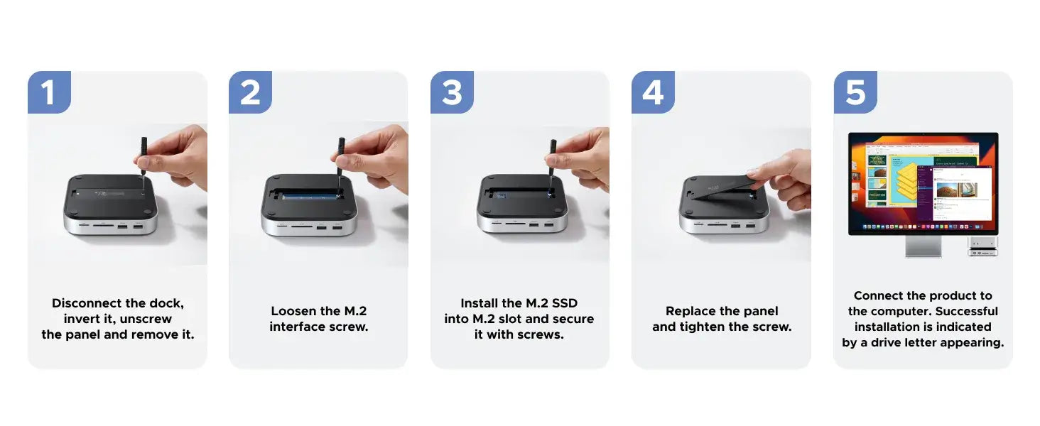     UGREEN Mac Mini M4 Docking Station USB-C Hub