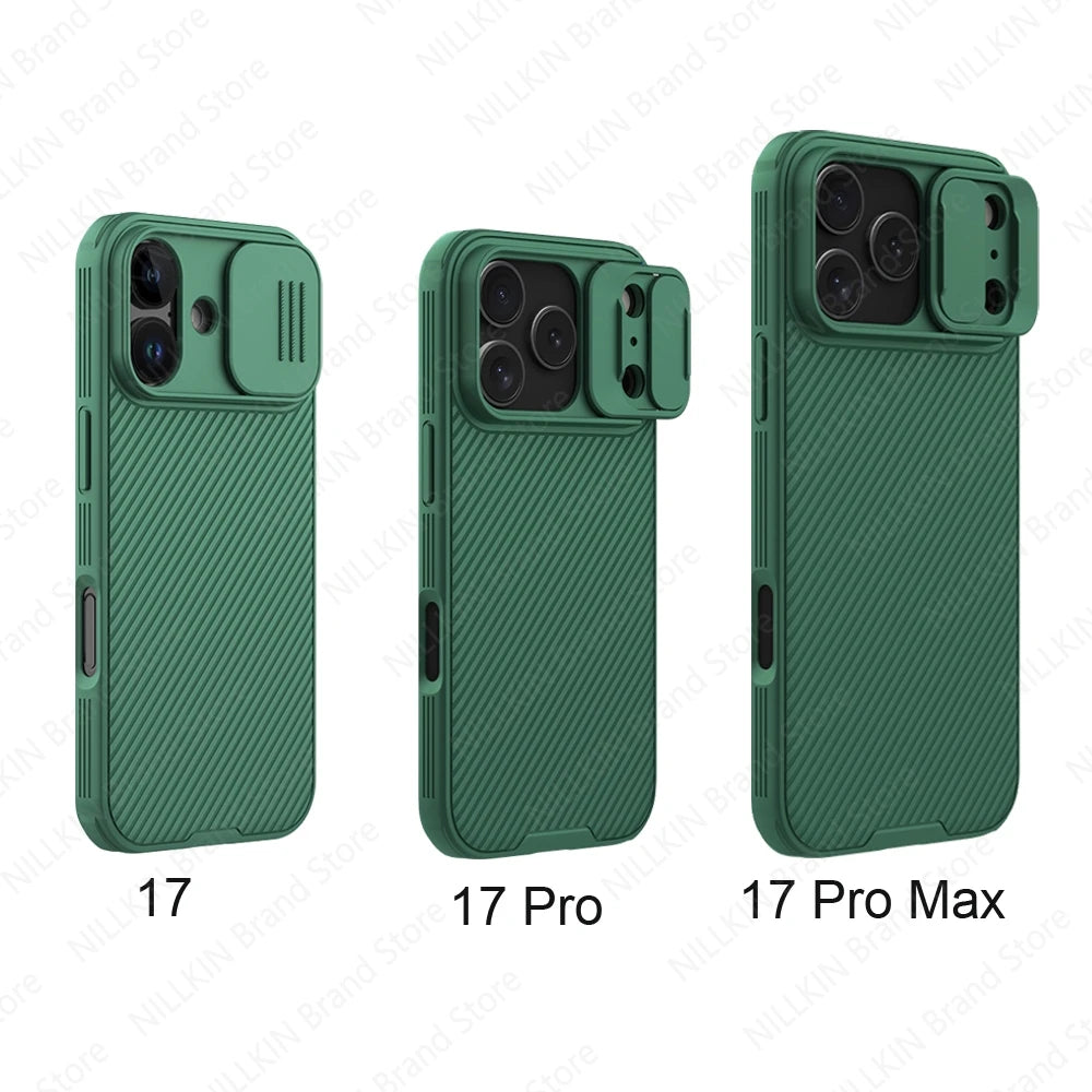 NILLKIN For iPhone 17 Pro Max / 17 Pro Case CamShield Pro Shockproof Privacy Protection Slide Camera Cover For iPhone 17 / Air