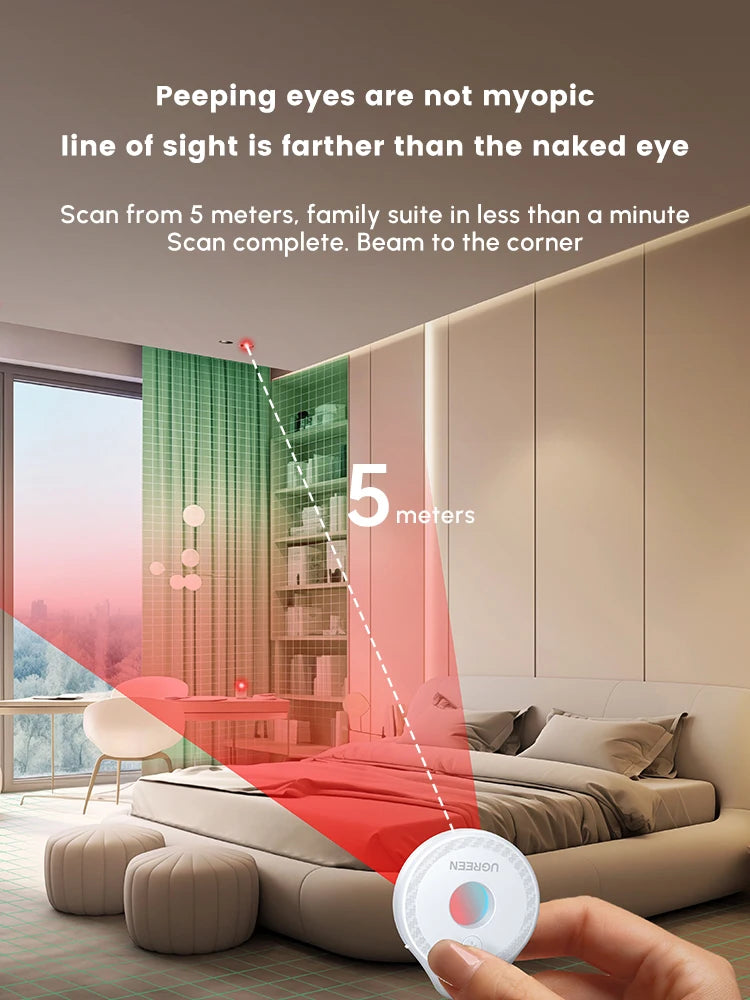 UGREEN   Camera Detector, Delicate and Compact Detector,  Camera Scanner