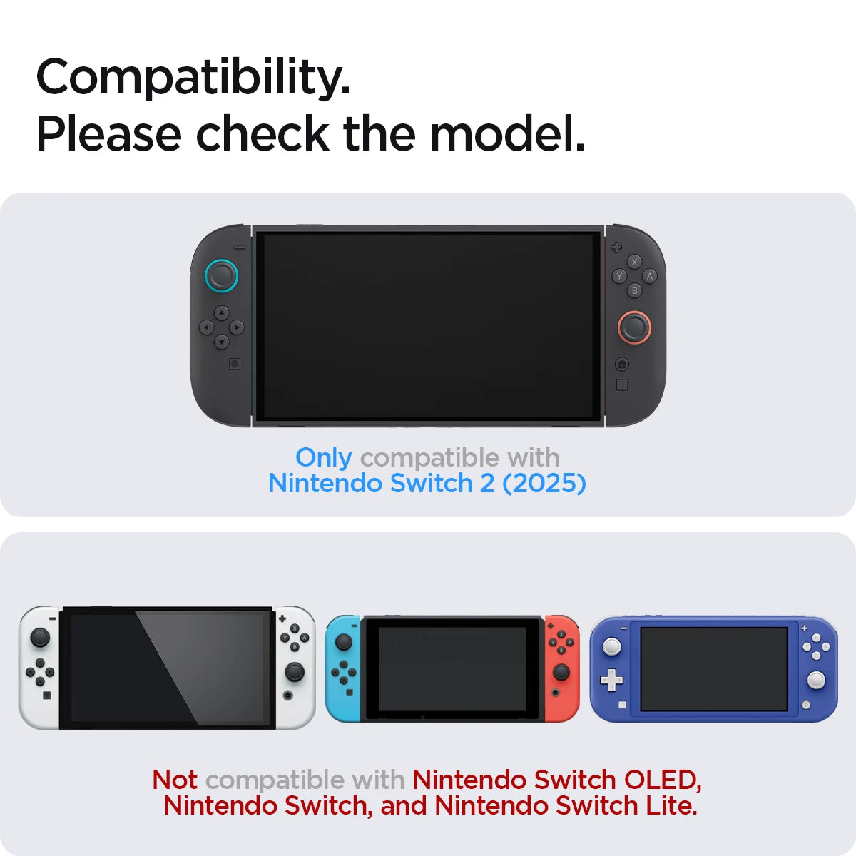 Spigen Glas.tR EZ Fit Screen Protector for Nintendo Switch 2 - 9H Hardness & Oleophobic Coating for Fingerprint Resistance
