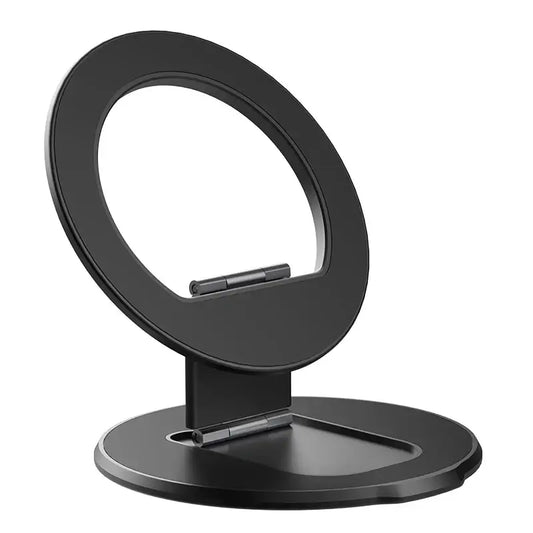 NILLKIN Dual-Magnet Grip Holder, N52 Military Magnets, Stepless 360° Rotation Foldable Stand Slim Dual-Axis Stand for All Phones