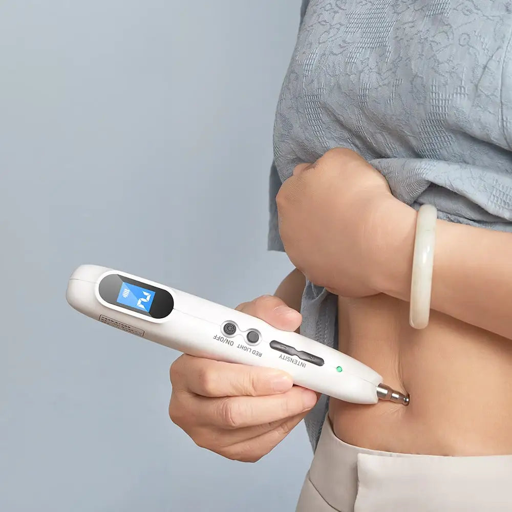 Electric Acupuncture Pen Handheld Acupressure Device Auto Find Points