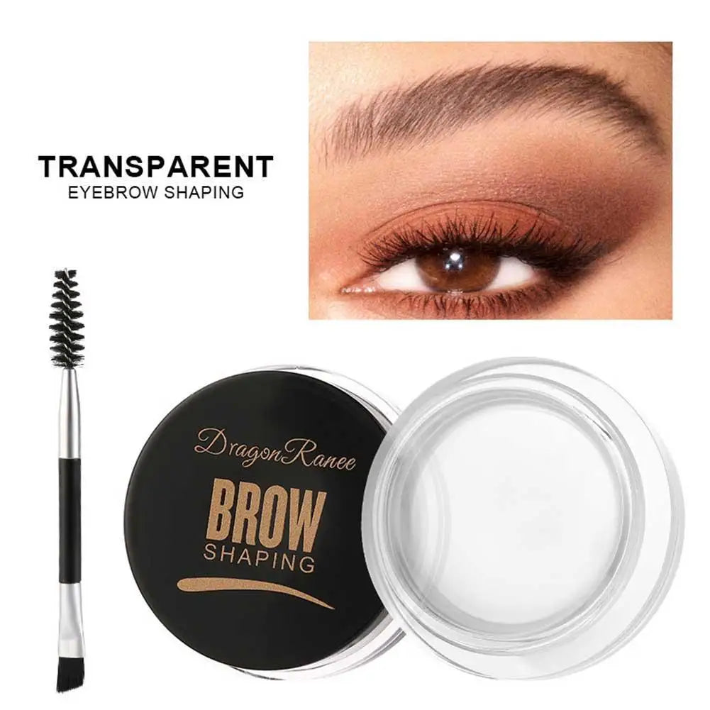 Eyebrow Styling Glue Pomade Eyebrow Styling Soap Brows Gel Wax Fixer With Brush For Women Eyebrow Cosmetics Make Up Eyebrow Gel