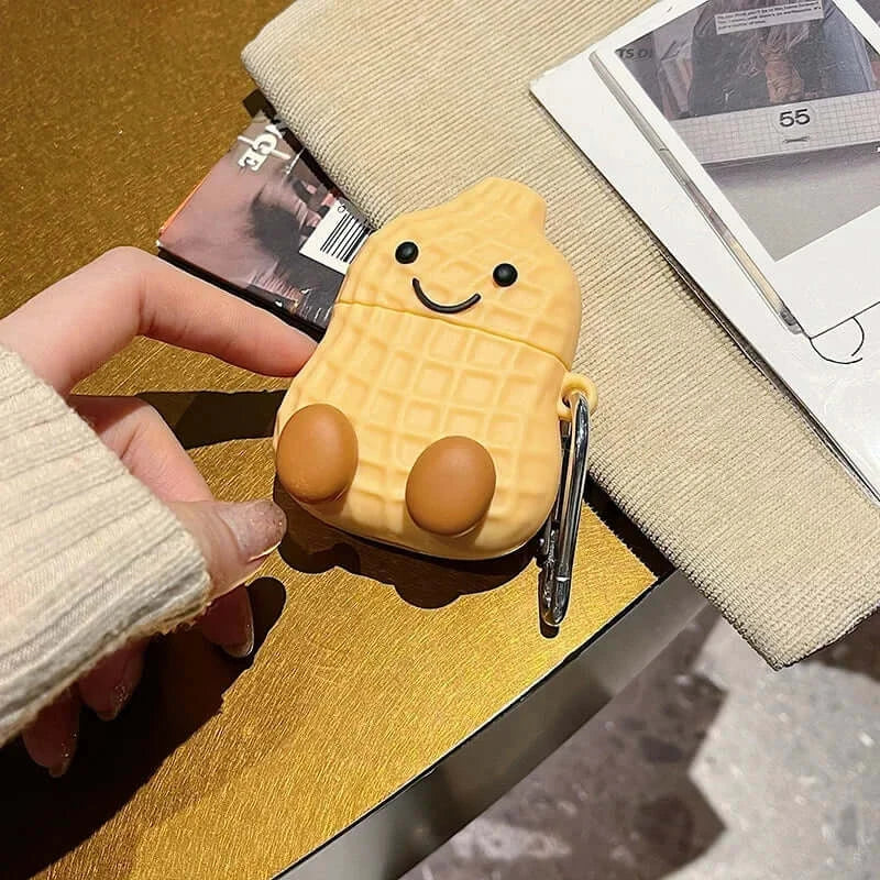 Peanut Cartoon Case for Apple AirPods 2 3 Generation Cover for AirPods Pro 2nd Gen for Air Pods 3rd Protective Shell