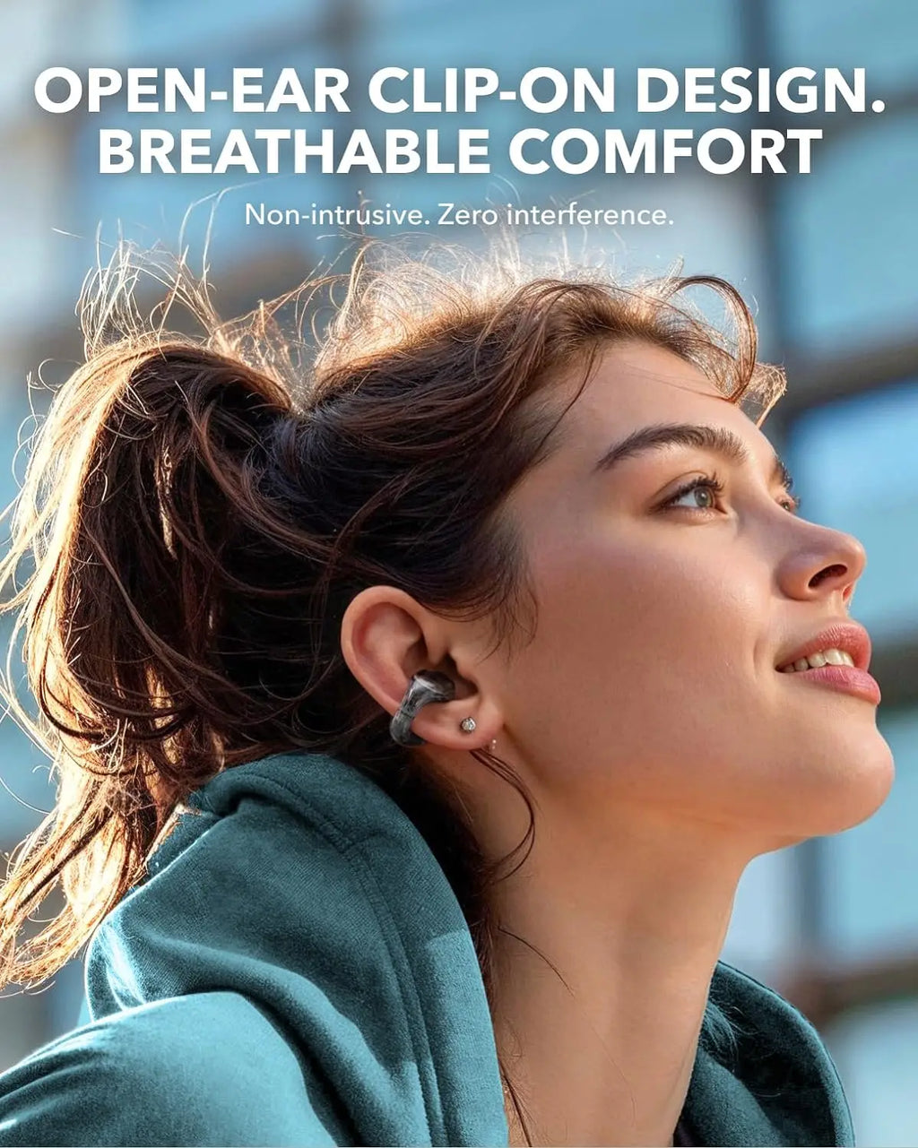 Soundcore C30i by Anker Open-Ear Earbuds Clip-On Headphones Firm-Shell Design Big Drivers for Clear Audio IPX4 Water-Resistant