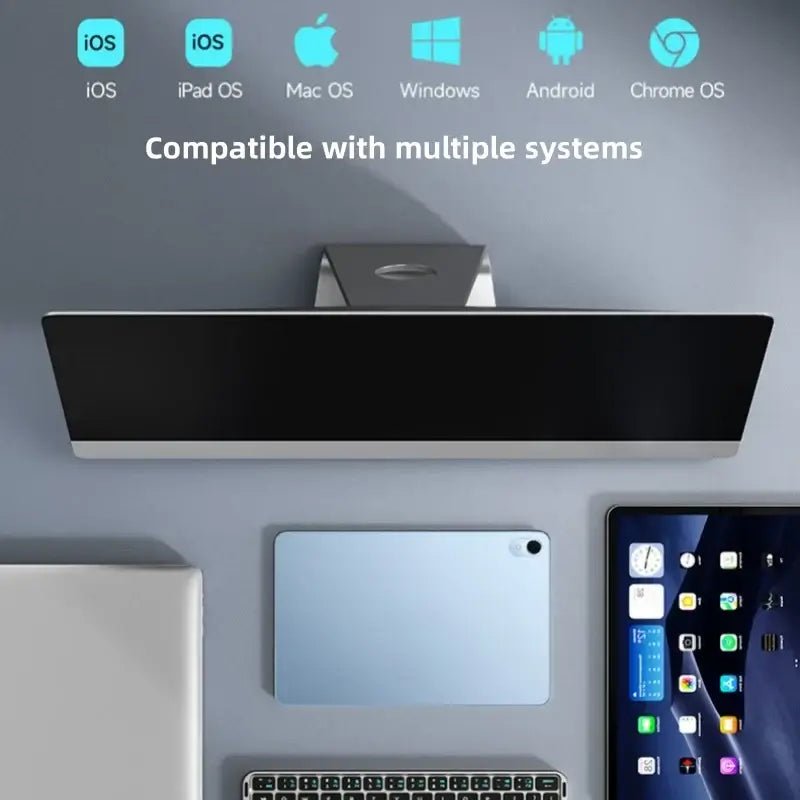 Foldable Bluetooth Keyboard with Touchpad leather case Techs Park