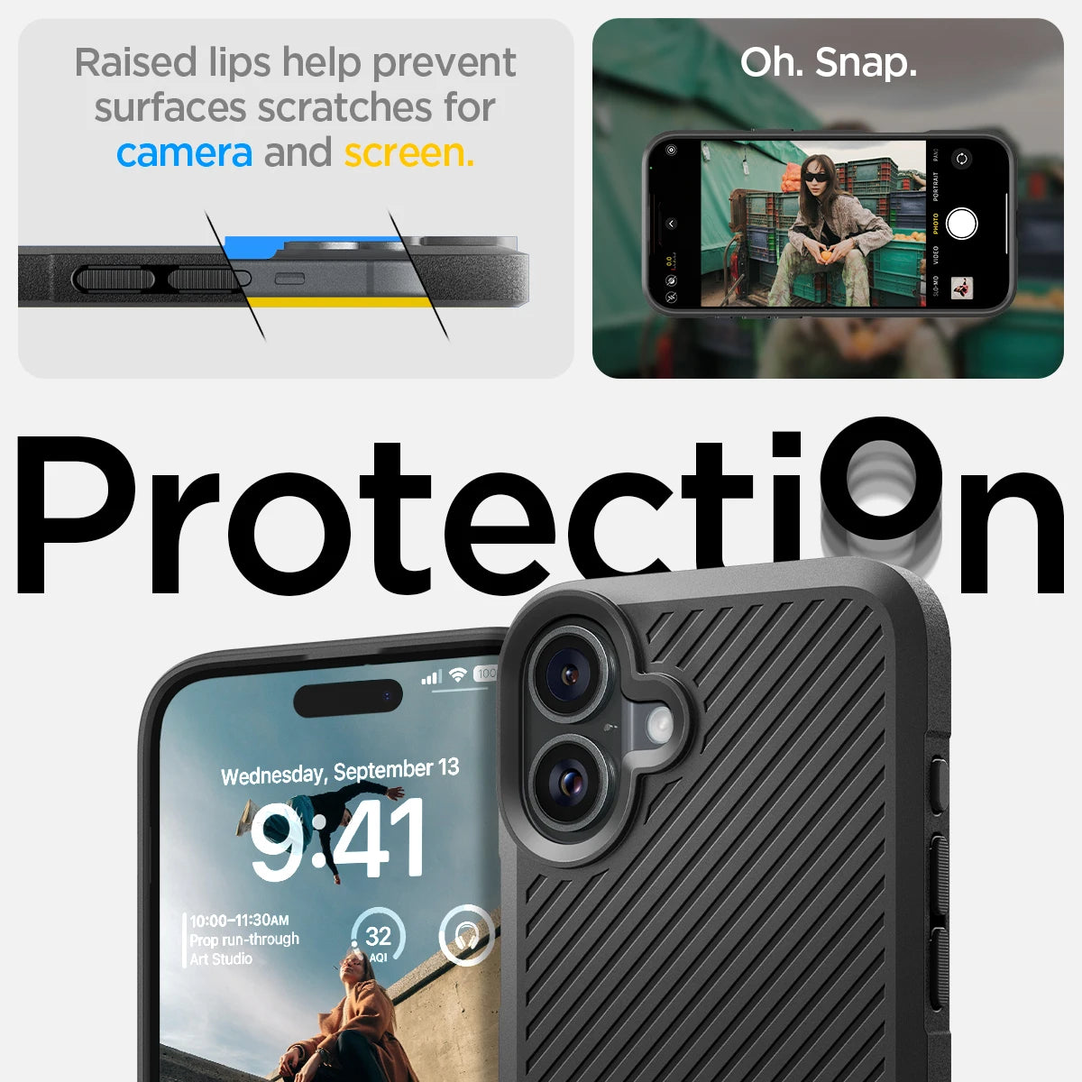Spigen Core Armor Case for iPhone 16 Plus / iPhone 16 (2024)