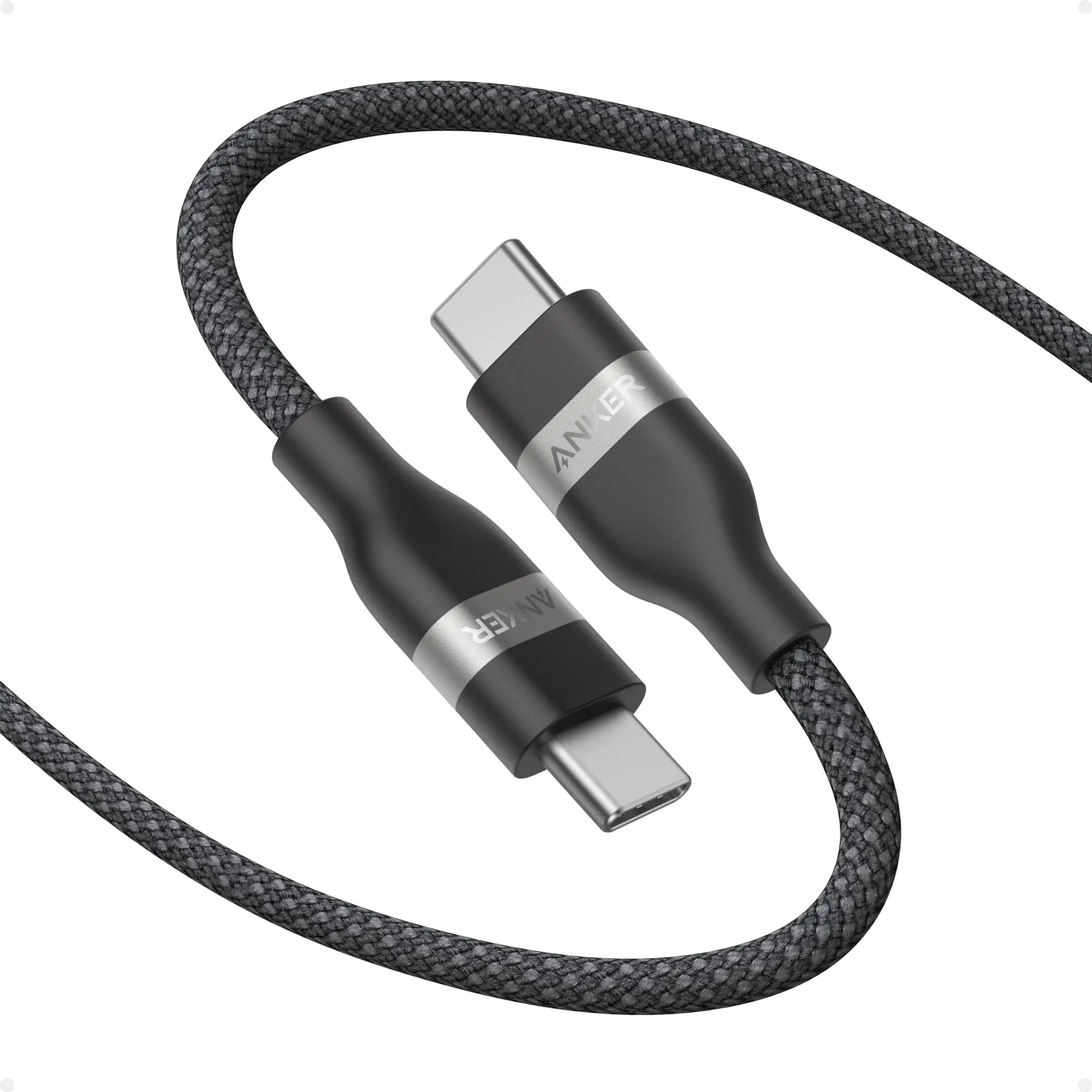 Anker USB-C to USB-C Cable (3 ft / 6 ft, 240W, Upcycled-Braided)Fast Charging Type C Charger for iPhone 16/16 Pro/16 Plus/16 Pro