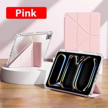 Case For iPad A16 2025 10 9 9th 10th Generation Pro 13 11th M4 12.9 Funda Air 11 5 4 M3 M2 Mini 7 6 A17 2024 8 HD Acrylic Cover
