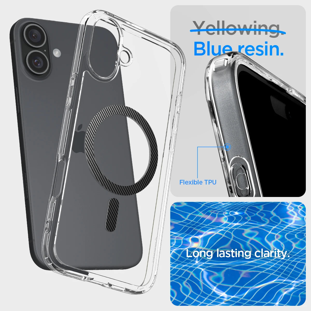 Spigen Ultra Hybrid MagFit iPhone 16 Plus / 16 Case Magsafe Compatible Cover