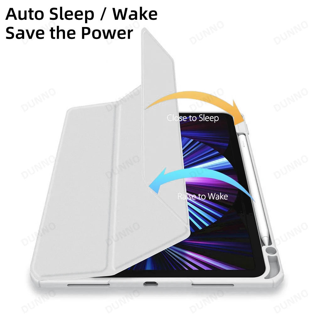 2025 New Transparent Case for IPad 11th A16 Pro Air 13 11 M3 M2 M4 2025 12.9 " 9 8 7 6 5 4 10 Th Mini 7 6 Funda Shockproof Cover