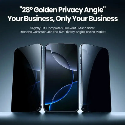 iPhone 16 Pro Max Anti-Peeping Screen Protector Anti-Fingerprint