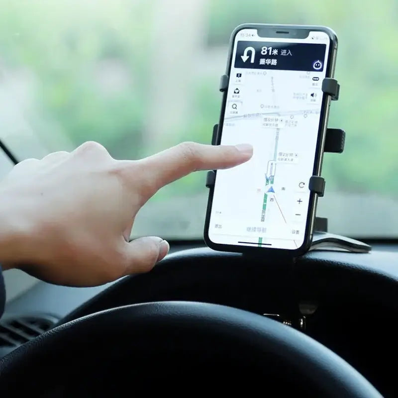 Support de téléphone universel pour voiture, fixation tableau de bord, clip de voiture, support GPS, support de téléphone portable pour iPhone Samsung Xiaomi