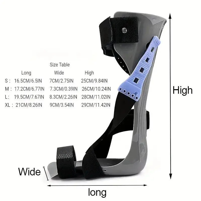 Adjustable Ankle Support Brace for Foot Droop Comfortable Elastic Bandage for Sports Injury Rehabilitation And Daily Use