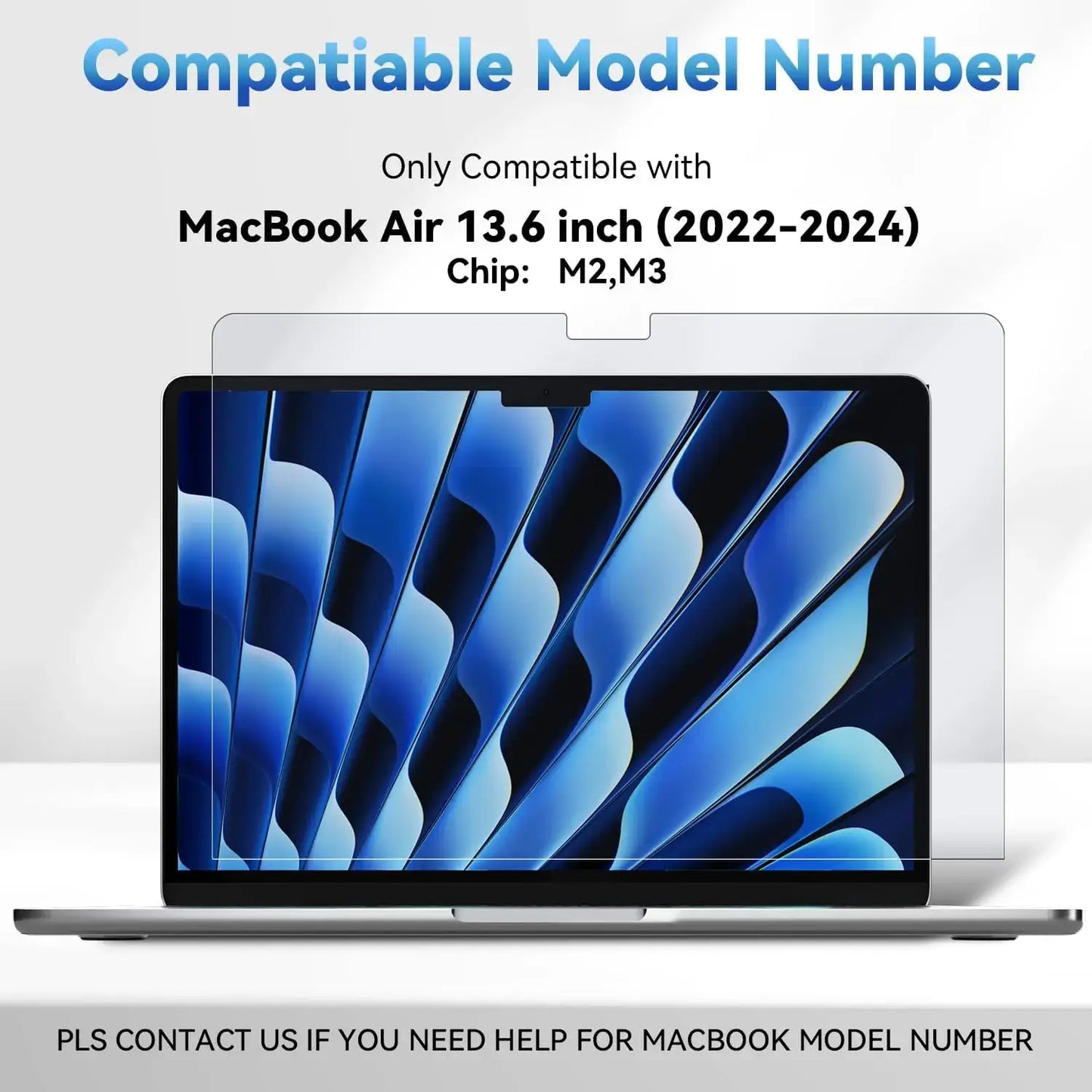 Tempered Glass Screen Protector Macbook Air 13.6