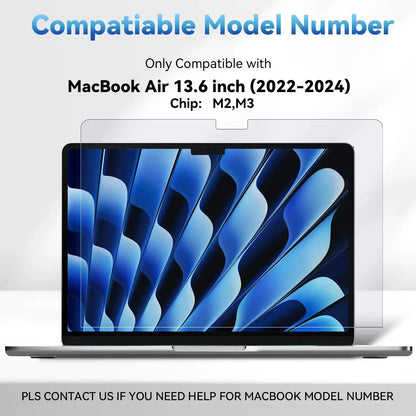 Tempered Glass Screen Protector Macbook Air 13.6