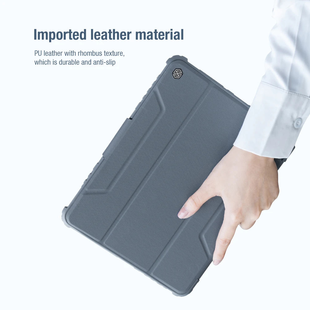NILLKIN Bumper Slide Camera Protect Case For Apple iPad Air 10.9 2020 Air 4 Pro 11 2020 Magnetic Flip Leather Case Back Cover