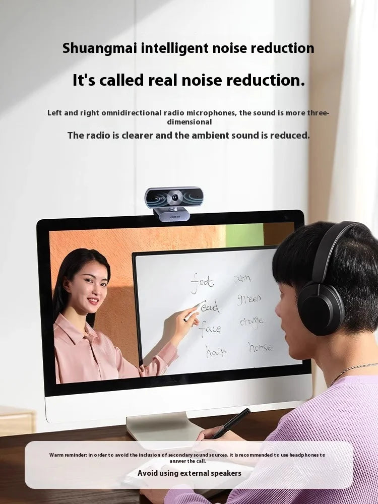 UGREEN 4K FHD Webcam 8MP