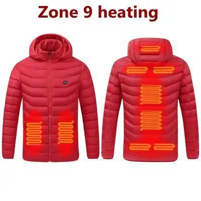 Smart Heating Vest – USB 9-Zone Heated Winter Wear