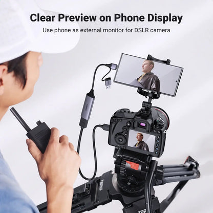 UGREEN HDMI Video Capture Card Plug and Play Aluminum Design