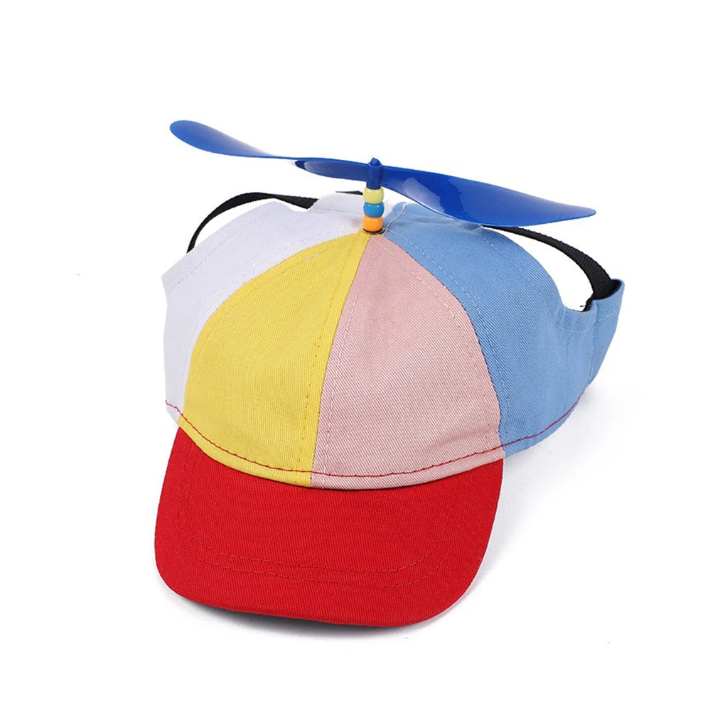 Pet Propeller Hat Colorful Detachable Adorable Sunproof Breathable Replacement Summer Outdoor Decorative Cap Cat Dog Supplies
