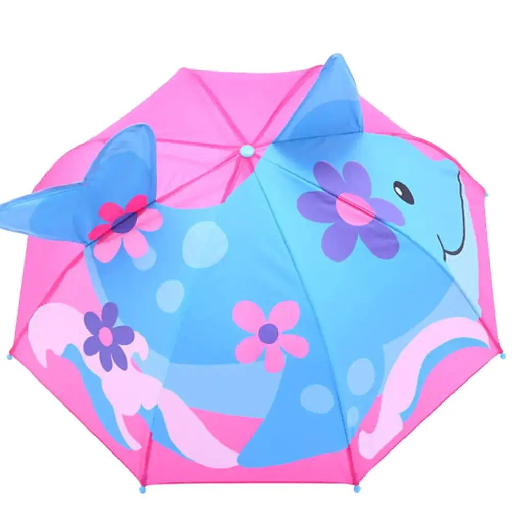 Kids Cartoon Umbrella with UV Protection
