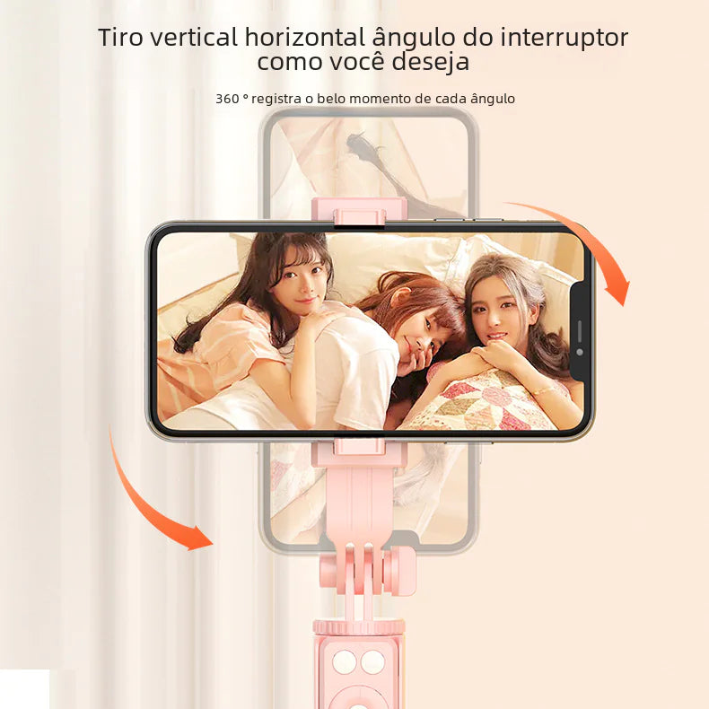 BT12 Bluetooth Selfie Stick Tripod with Light