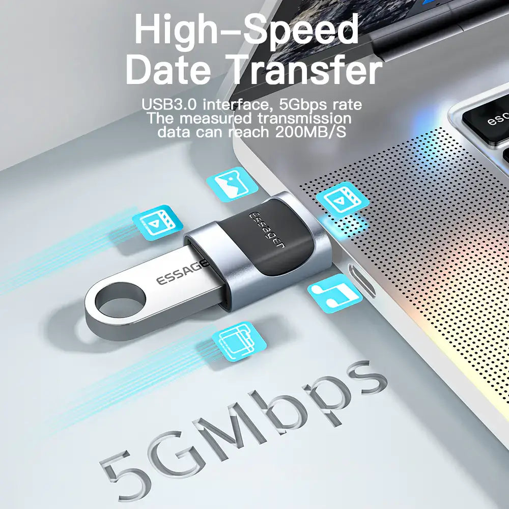Adaptateur USB-C vers USB 3.0 OTG Convertisseur Type C