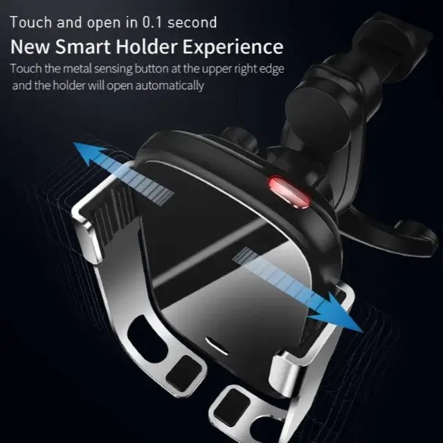 Baseus wireless charging car mount  with Infrared Sensor