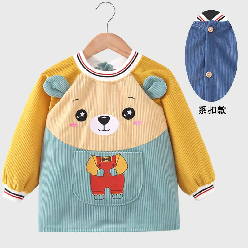 Waterproof Bib for Girl and boy - Stylish Reversible Design