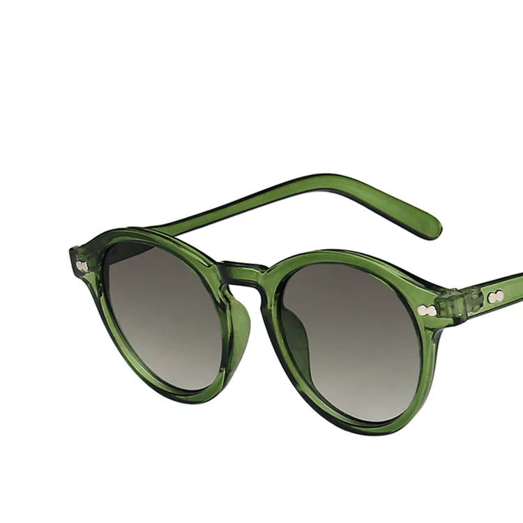 "Retro Round Frame Sunglasses for Trendy  Women"