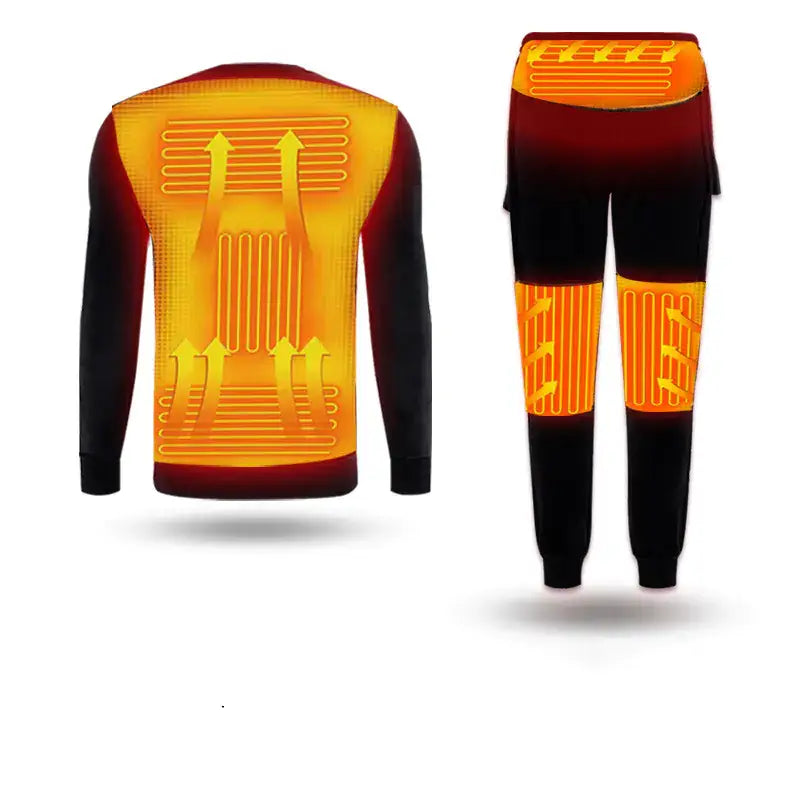 Graphene Smart Electric Heating Thermal Clothing Set