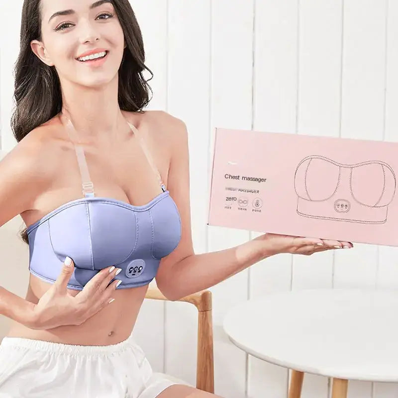 Smart Charging Breast Massager with Heating Function