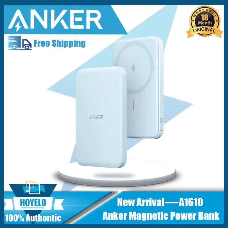 Anker MagGo Wireless Power Bank – 5000mAh Portable Charger