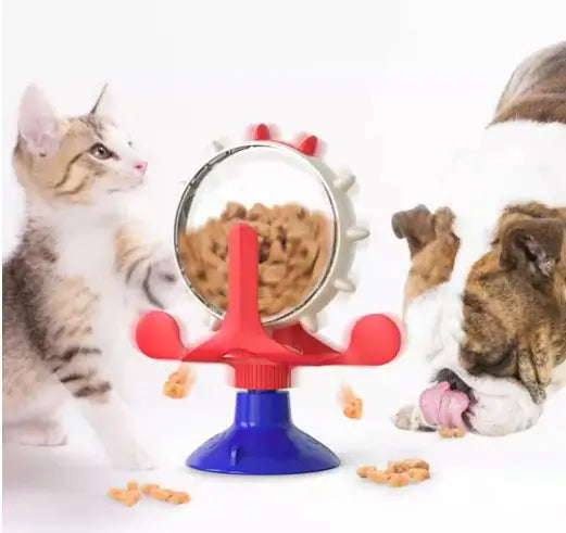 Rotating Cat Windmill Toy