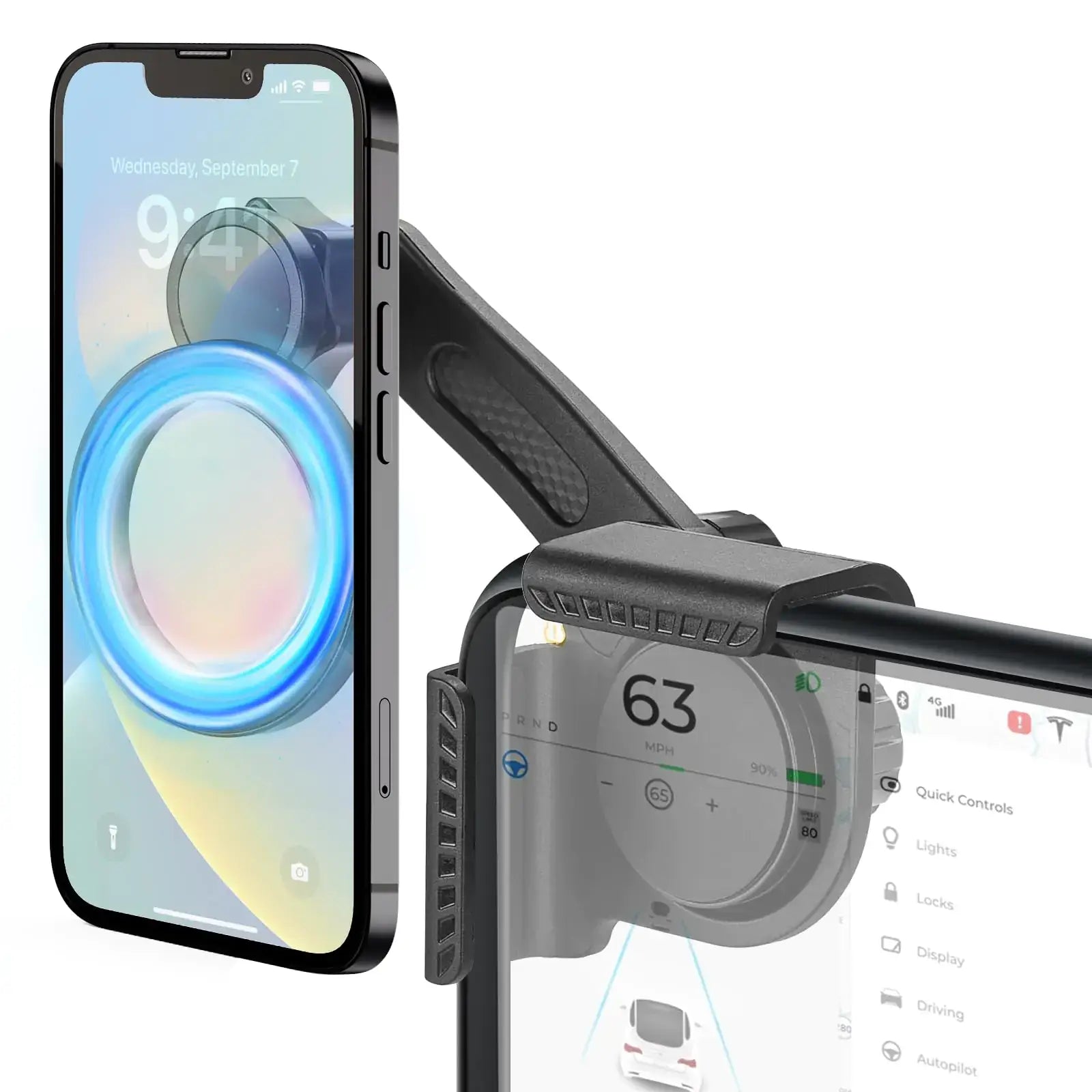 Tesla Mount MagSafe Strongest Magnet Power Phone Holder-buy-Techs park