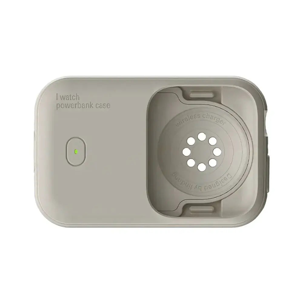 Portable Wireless Power Bank for Apple Watch – 1200mAh Charger-Techs Park, compact design for on-the-go charging.