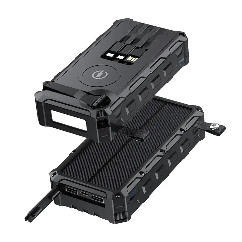 Multi-Function Solar Hand Crank Power Bank – Emergency Charger