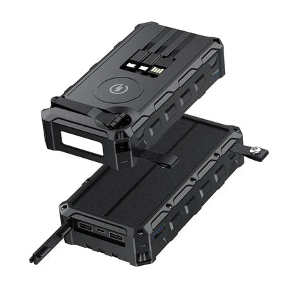 Multi-Function Solar Hand Crank Power Bank – Emergency Charger