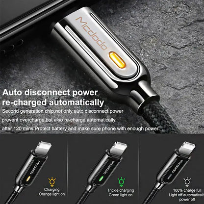 Lightning Smart Power Off Data Cable