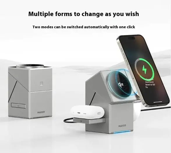 Qi2 Protocol Magnetic Touch Rotating Wireless Charger – Fast 