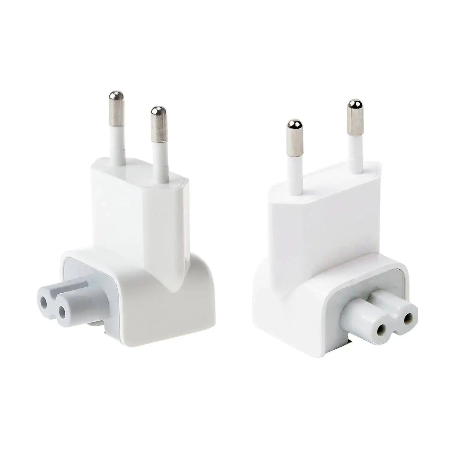 Droya AC Adapter Europe Plug Converter Travel Charger Adapter for MB Book Mac/Book/Phone/Pod (2 - Pack)