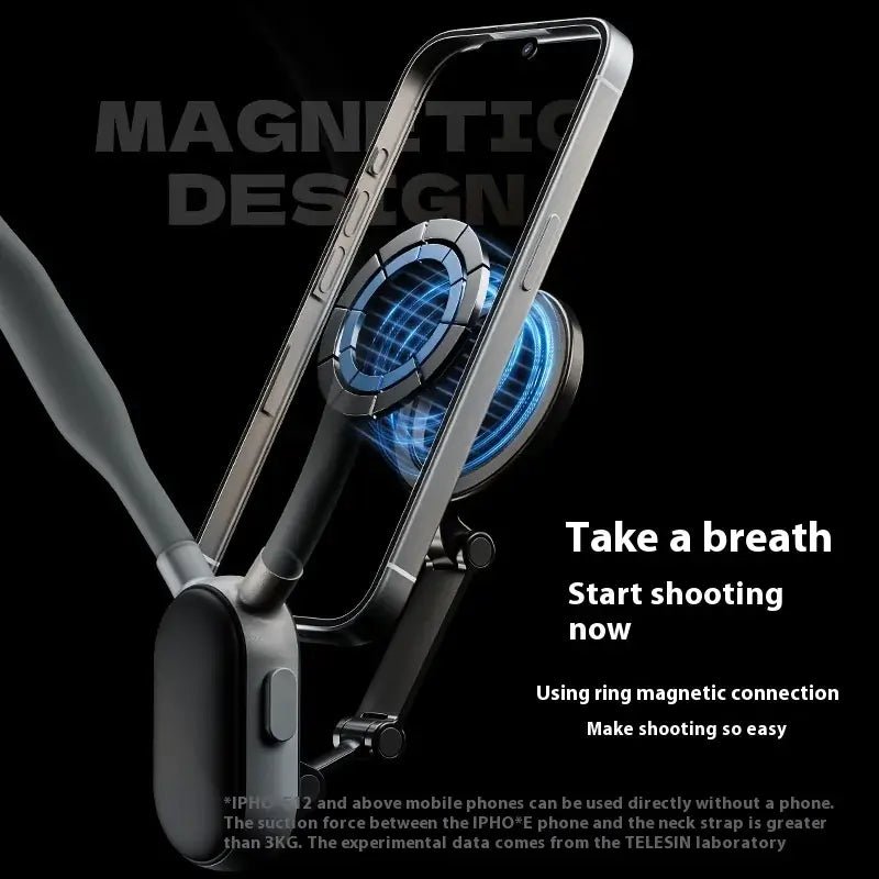 Magnetic Phone Stand for Gamers - Hands-Free Shooting Fun