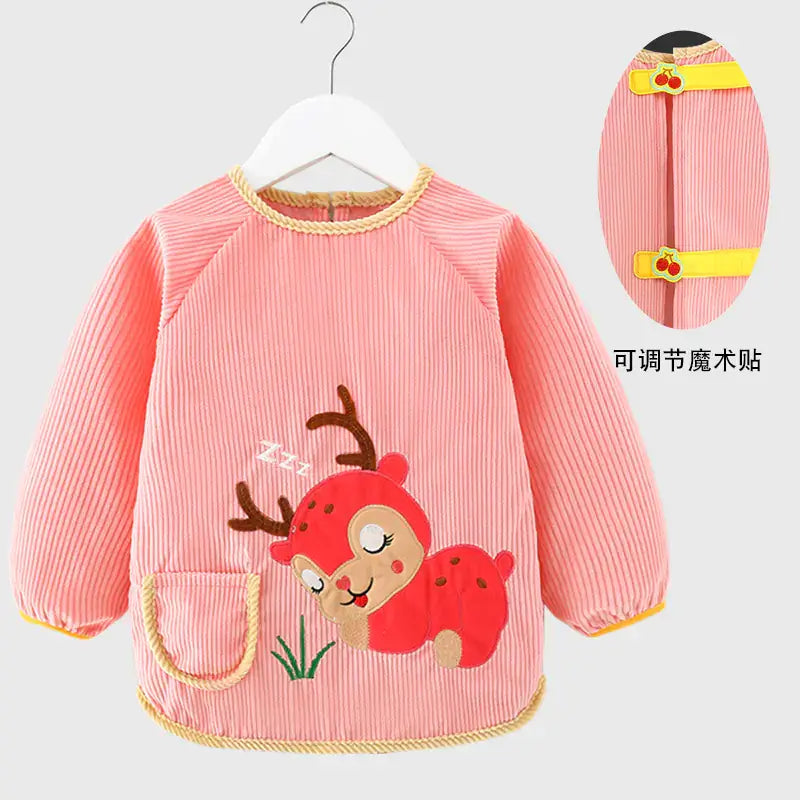 Waterproof Bib for Girl and boy - Stylish Reversible Design